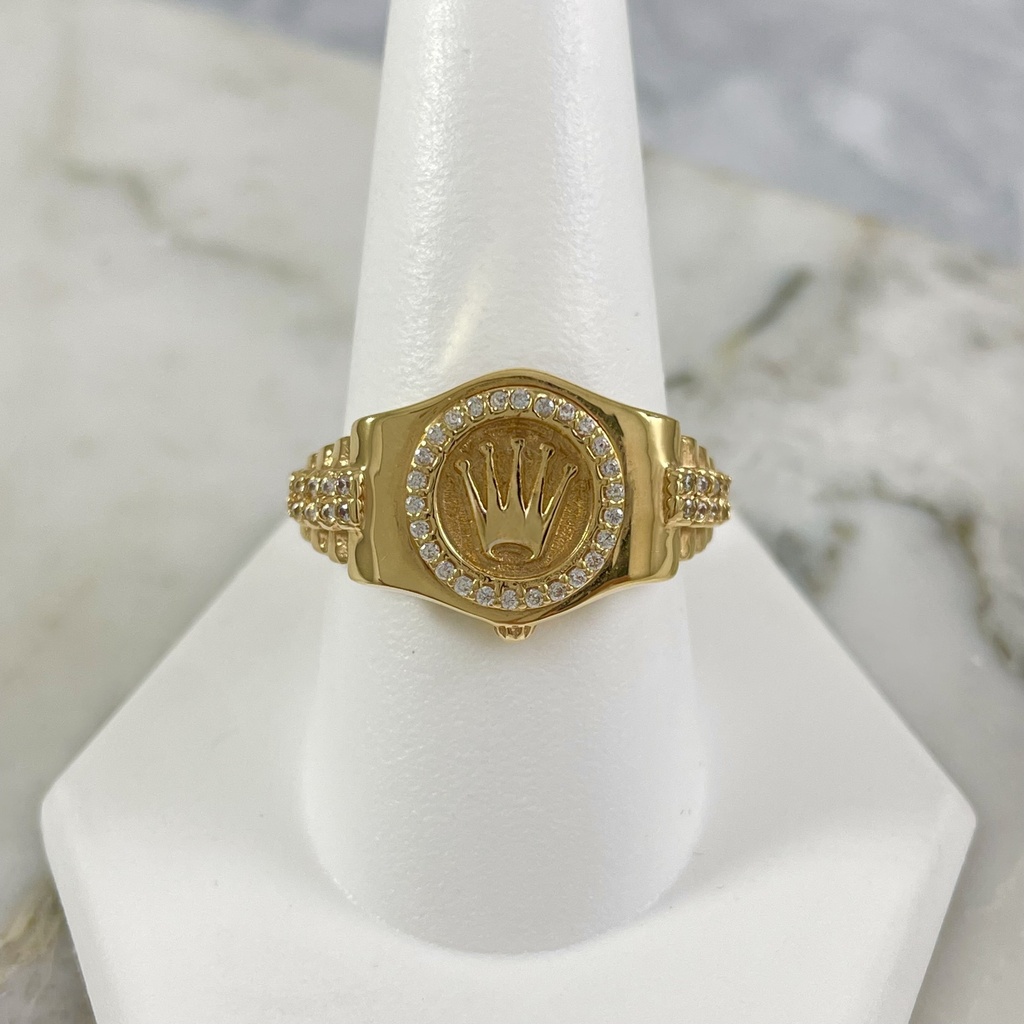 Anillo rolex de oro para hombre sale